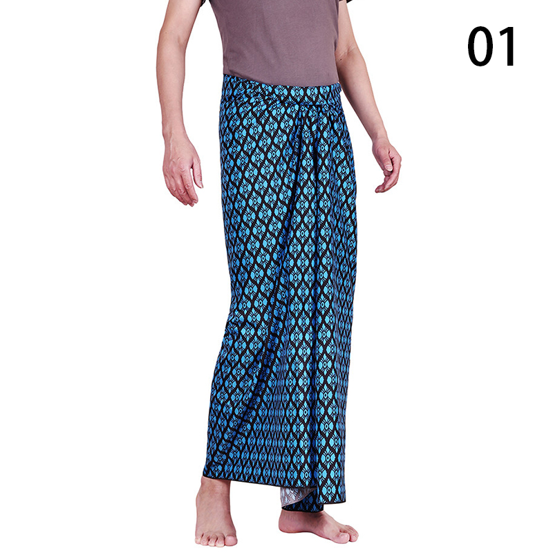 Batik Sarong Wrap - ユニセックス伝統的な東南アジアスタイルの衣装夏用サロングスカートタイダイスタイルマレーシアミャンマーチューブスカートボトムスラップ