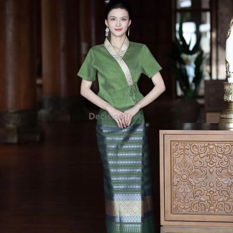 Batik Sarong Wrap - 2025年 気質 東南アジア風 タイ服 中国雲南民族風 特徴的な服