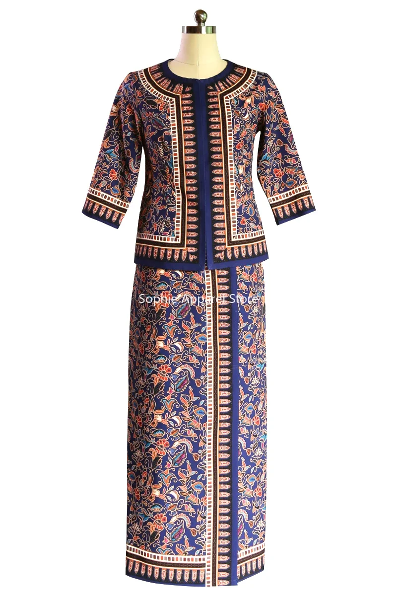 Batik Sarong Wrap - 東南アジアのサラリーマンユニフォーム,シンガポール,マレーシア,ニヨンヤ,ケバヤ,サロン,エスニック