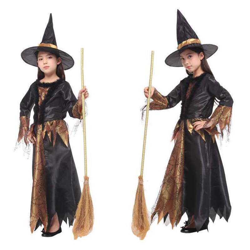 Ethnic Wear Fashion Brand - ハロウィン魔女ウィザードコスチュームコスプレ女の子の伝統的なエスニックステージウェア春の真新しいファッション婦人服