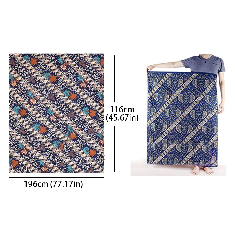 ユニセックス伝統的な東南アジアスタイルの衣装夏用サロングスカ - Batik Sarong Wrap のレビューと価格