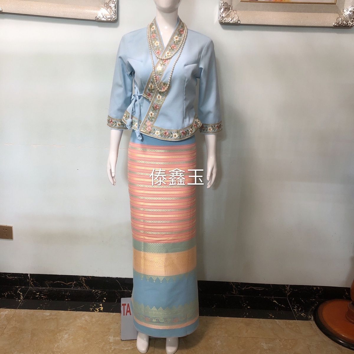 2pcsThailand ロングギースカート Dai 民族衣 - Batik Sarong Wrap のレビューと価格
