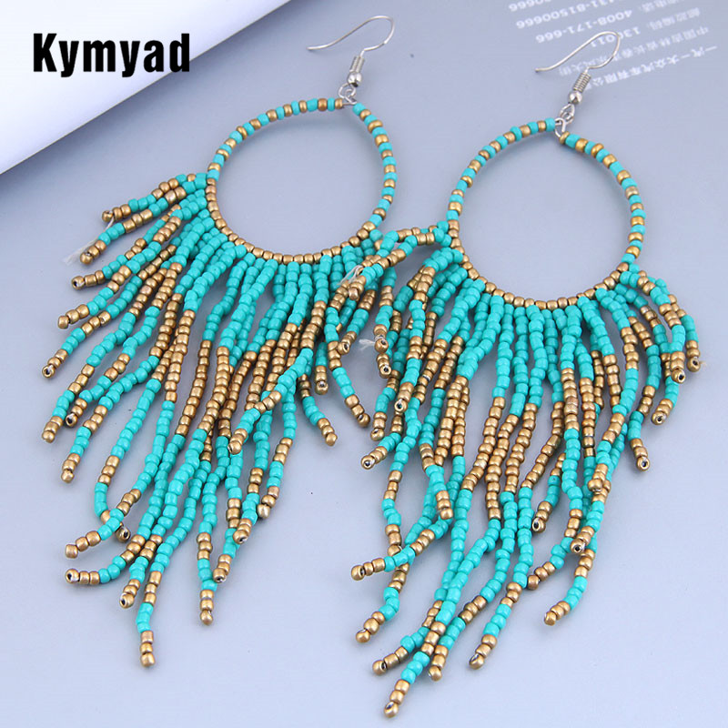 Kymyad イヤリング 2025 トレンド新ロングブラブラ - Ethnic Fashion Trends 2025 のレビューと価格