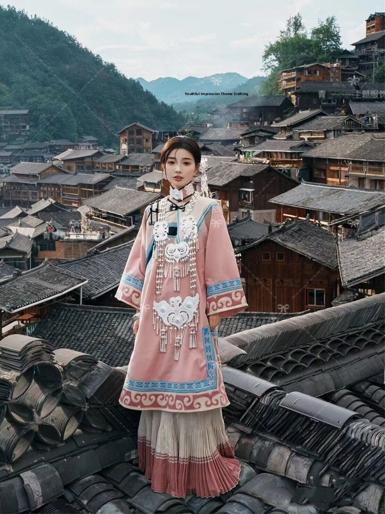女の子向けピンクのエスニックスタイルの服 写真スタジオ旅行撮 - Ethnic Fashion Studio のレビューと価格