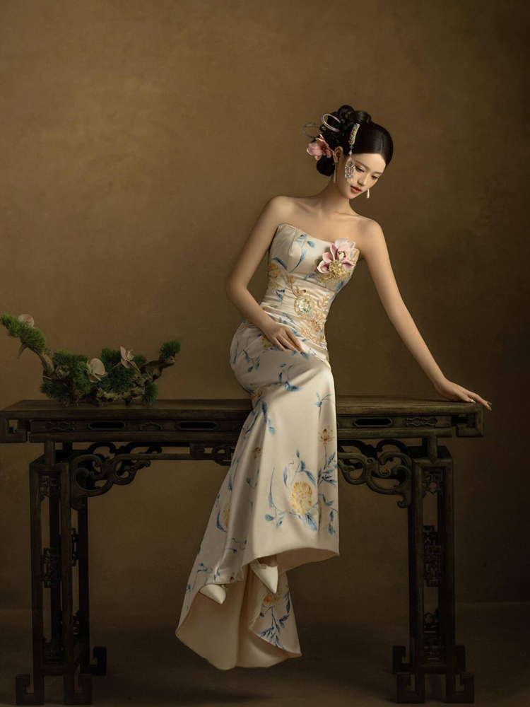 2026年新作スタジオ中国風ウェディングドレスポートレート写 - Ethnic Fashion Studio のレビューと価格