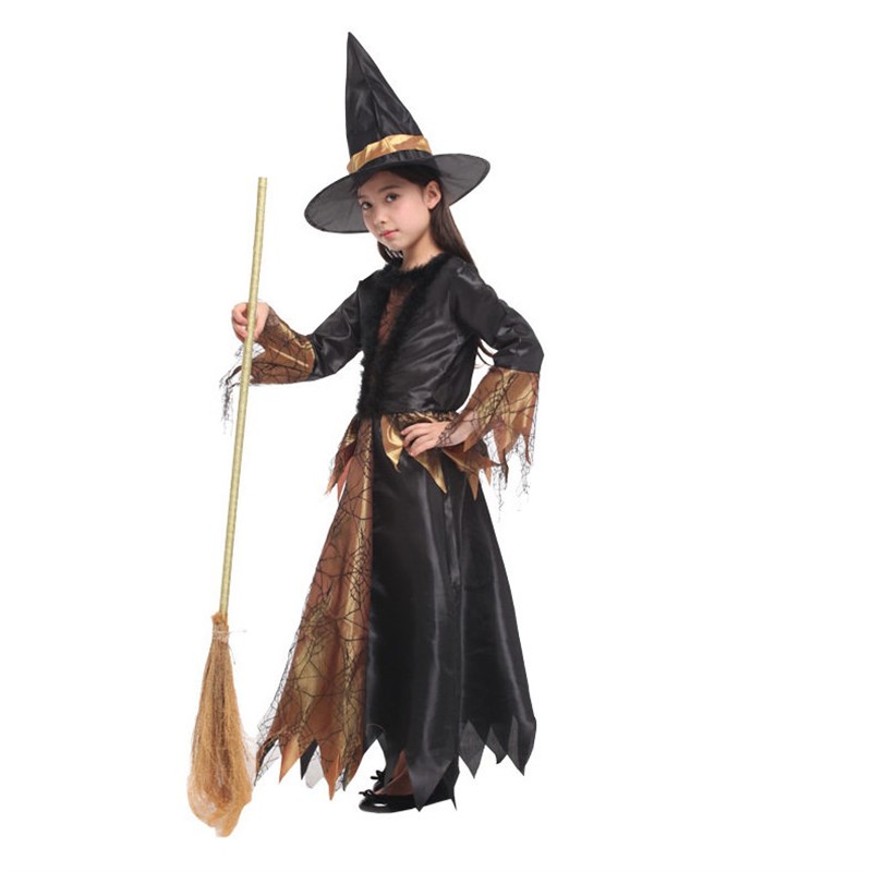 ハロウィン魔女ウィザードコスチュームコスプレ女の子の伝統的な - Ethnic Wear Fashion Brand のレビューと価格