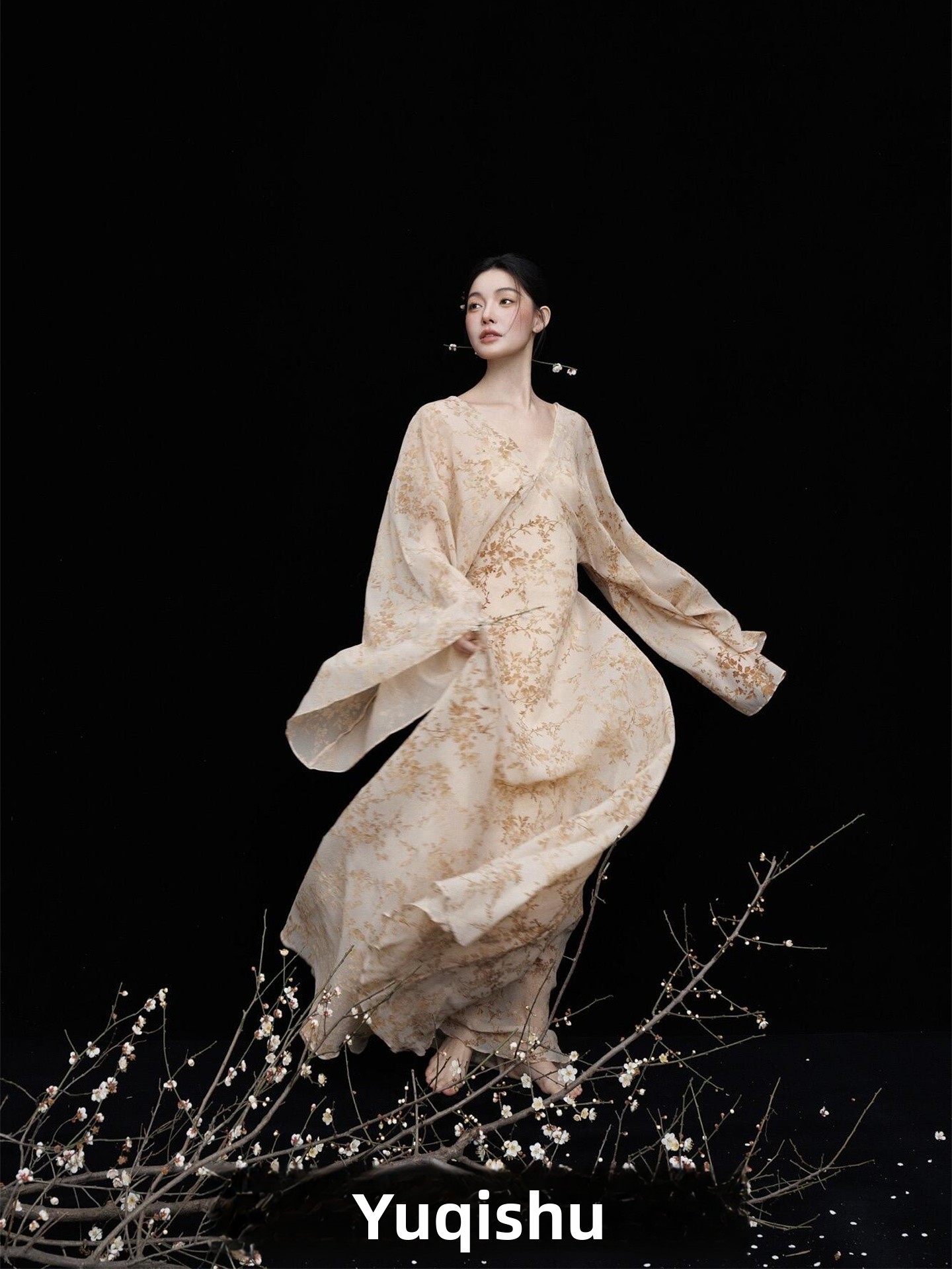 新しい芸術的な写真撮影用ドレスコールドトーン中国風映画スタジ - Ethnic Fashion Studio のレビューと価格