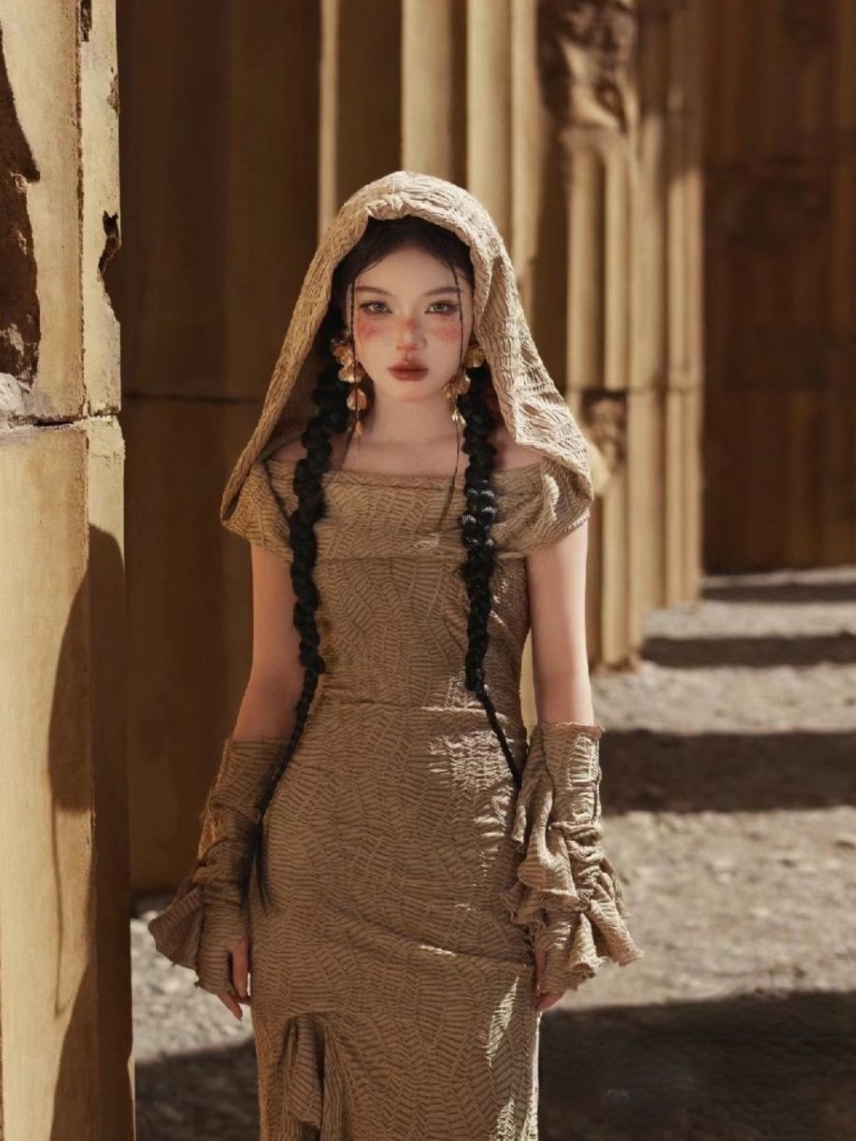 デザートプリンセススタイルホリデードレス写真撮影スタジオ新作 - Ethnic Fashion Studio のレビューと価格
