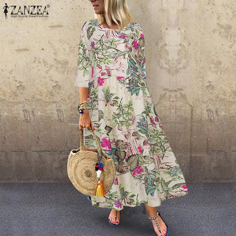 2025年秋冬 ZANZEA プリーツワンピース レディース - Ethnic Fashion Wear のレビューと価格