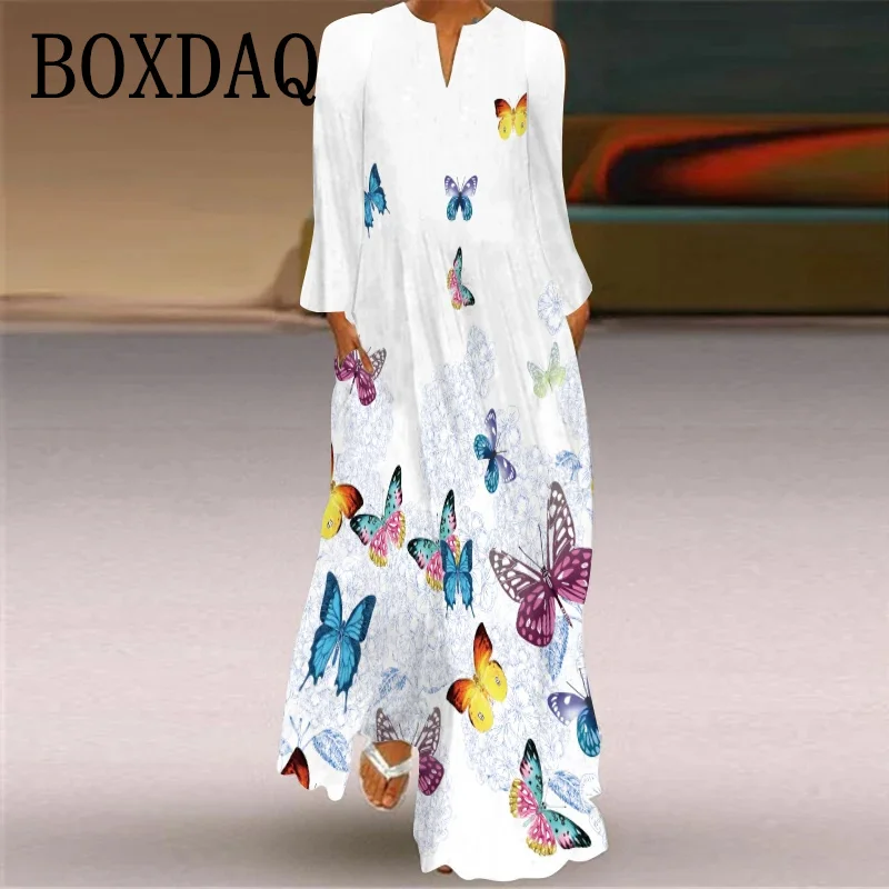 2025年春・秋 レディース マキシ丈ワンピース エレガント - Ethnic Fashion Wear のレビューと価格