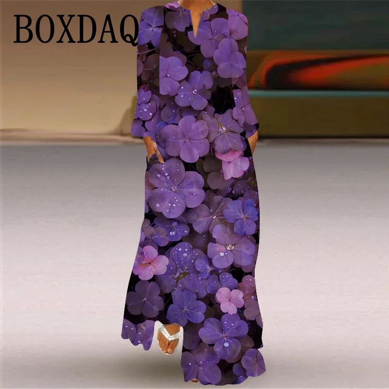 2025年春・秋 レディース マキシ丈ワンピース エレガント - Ethnic Fashion Wear のレビューと価格