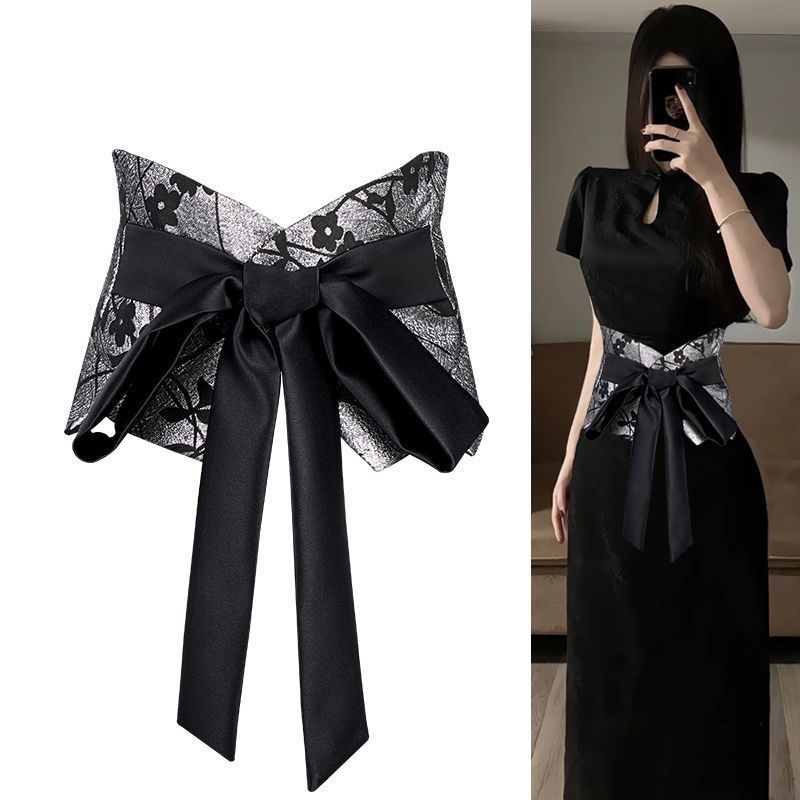 東洋風新解釈ウエストシンチャー - ドレス用中国風コルセット - Ethnic Fusion Fashion のレビューと価格