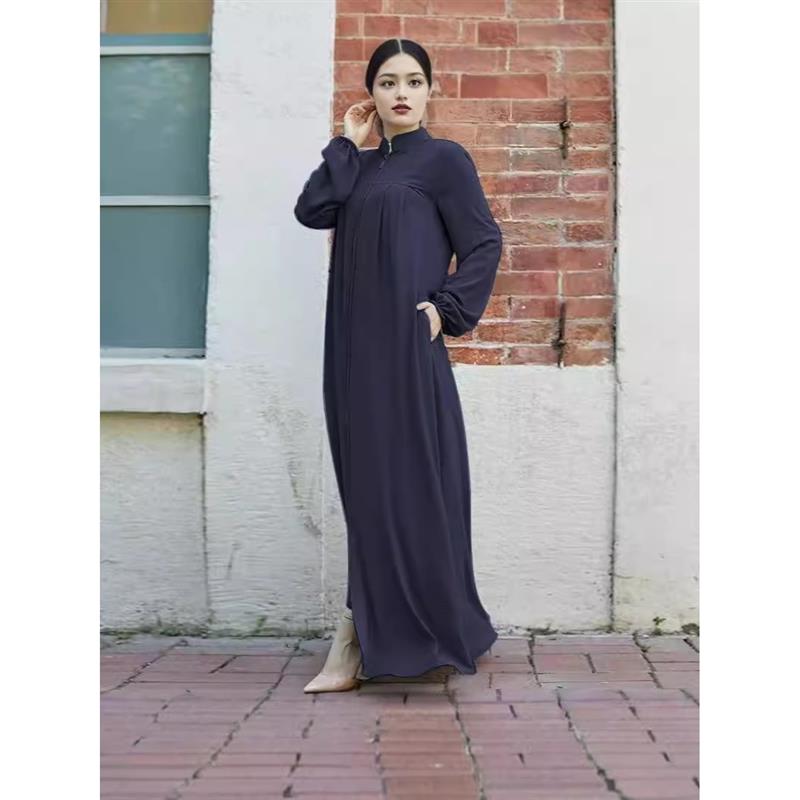 中東スタイルのドレス レディースファッション スタンドカラー - Ethnic Wear In Fashion のレビューと価格